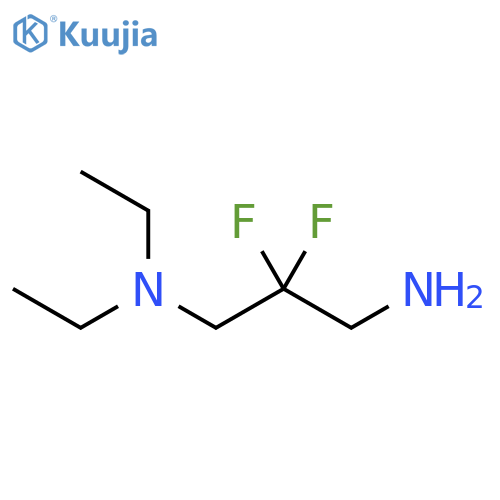 N1,N1-diethyl-2,2-difluoropropane-1,3-diamine structure