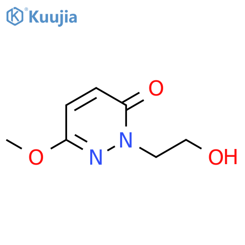 2-(2-Hydroxyethyl)-6-methoxy-3(2H)-pyridazinone structure