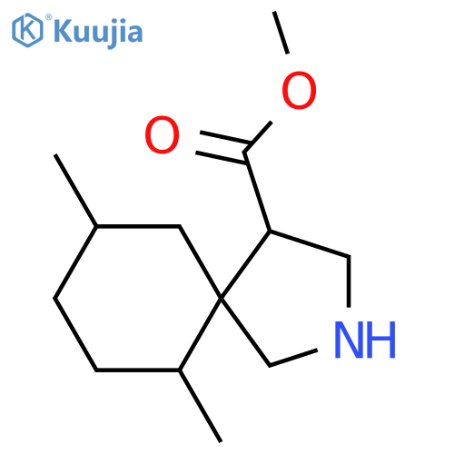 methyl 6,9-dimethyl-2-azaspiro4.5decane-4-carboxylate structure