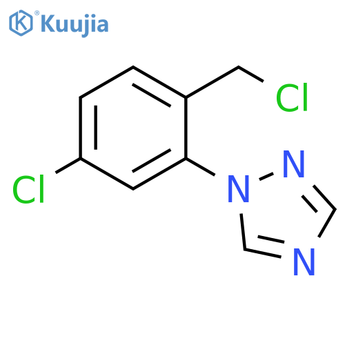1-5-Chloro-2-(chloromethyl)phenyl-1H-1,2,4-triazole structure