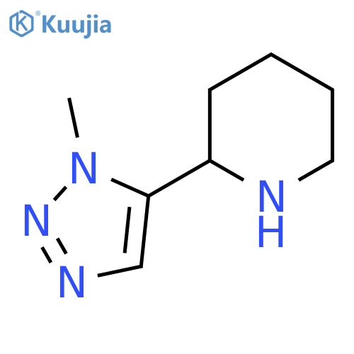 2-(1-Methyl-1H-1,2,3-triazol-5-yl)piperidine structure