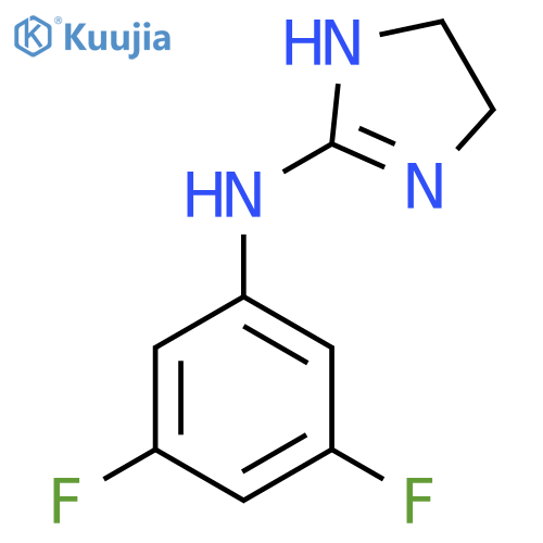N-(3,5-Difluorophenyl)-4,5-dihydro-1H-imidazol-2-amine structure