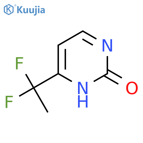 4-(1,1-Difluoroethyl)pyrimidin-2-ol structure