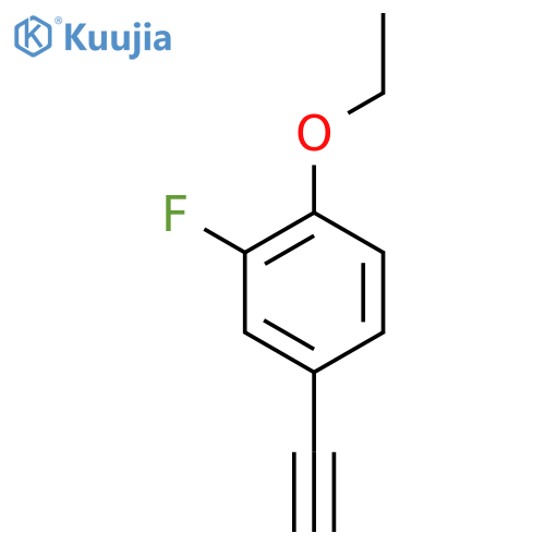 1-Ethoxy-4-ethynyl-2-fluorobenzene structure