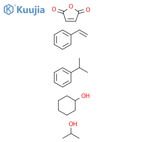 POLY(STYRENE-CO-MALEIC ACID), PARTIAL CYCLOHEXYL/ISOPROPYL ESTER, CUMENE TERMINATED structure