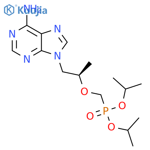 (R)-Bis(1-methylethyl) Ester 2-(6-Amino-9H-purin-9-yl)-1-methylethoxymethylphosphonic Acid structure