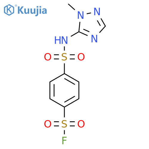 4-(2-methyl-2,3-dihydro-1H-1,2,4-triazol-3-ylidene)sulfamoylbenzene-1-sulfonyl fluoride structure