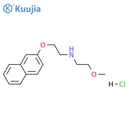 (2-methoxyethyl)[2-(2-naphthyloxy)ethyl]amine hydrochloride structure