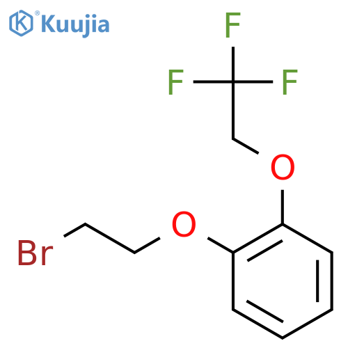 1-(2-Bromoethoxy)-2-(2,2,2-trifluoroethoxy)benzene structure