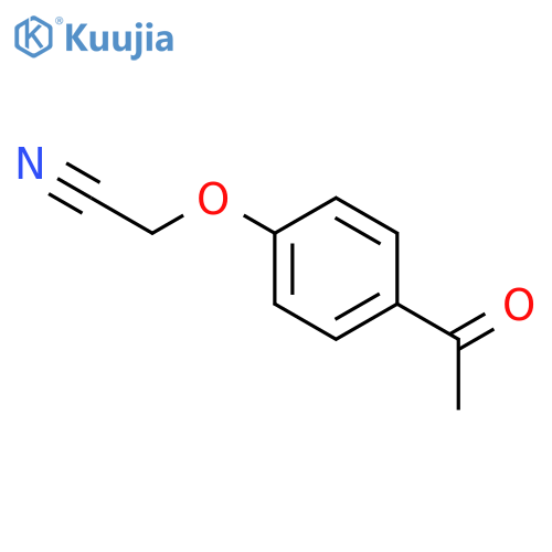 2-(4-acetylphenoxy)acetonitrile structure