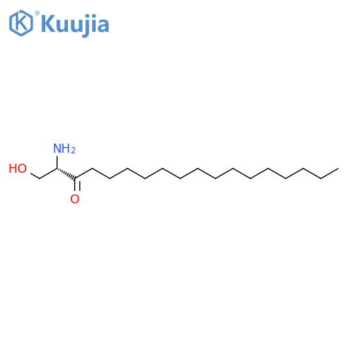 3-Octadecanone,2-amino-1-hydroxy- structure