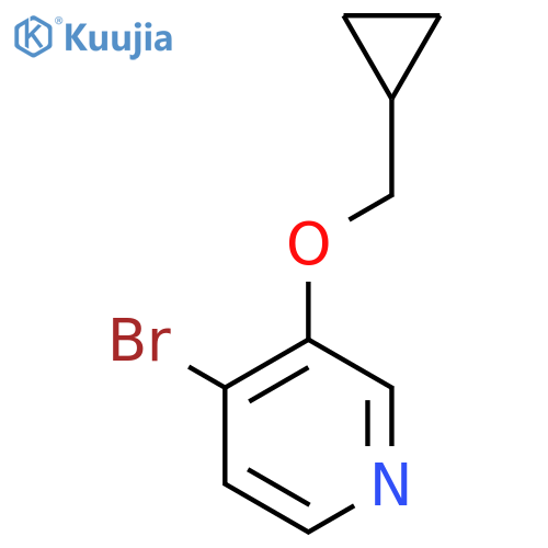 4-Bromo-3-(cyclopropylmethoxy)pyridine structure