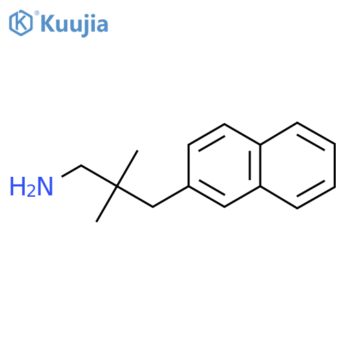 2,2-dimethyl-3-(naphthalen-2-yl)propan-1-amine structure