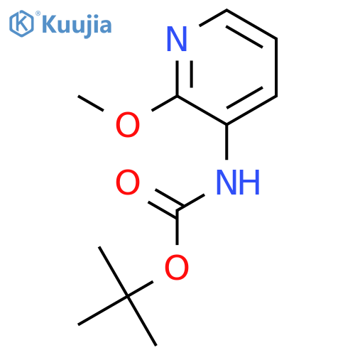 tert-butyl N-(2-methoxy-3-pyridyl)carbamate structure