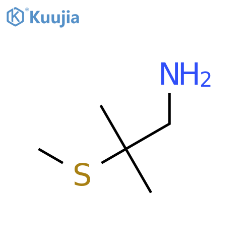 2-methyl-2-(methylsulfanyl)propan-1-amine structure