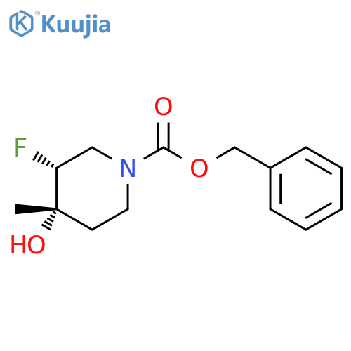 Trans-Benzyl 3-Fluoro-4-Hydroxy-4-Methylpiperidine-1-Carboxylate(WX641108) structure
