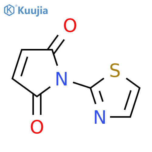 1H-Pyrrole-2,5-dione,1-(2-thiazolyl)- structure