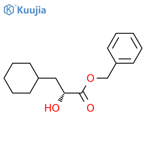 (R)-Phenylmethyl-3-cyclohexyl-2-hydroxypropanoate structure