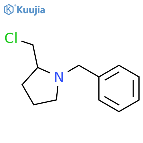 1-benzyl-2-(chloromethyl)pyrrolidine structure