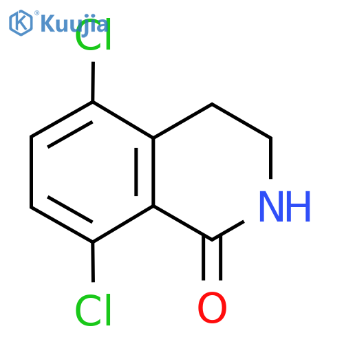 5,8-Dichloro-3,4-dihydroisoquinolin-1(2H)-one structure