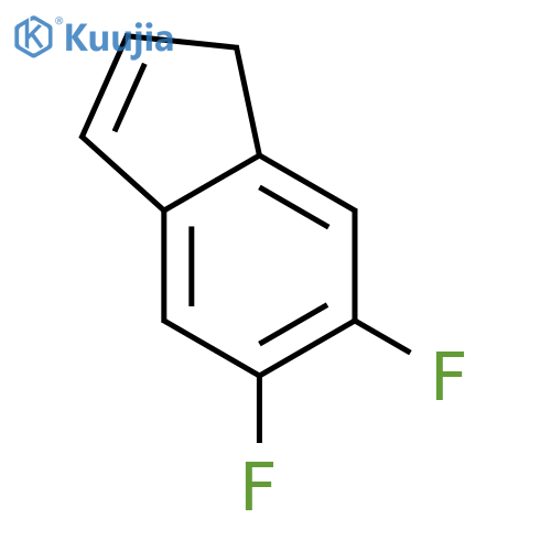 1H-Indene,5,6-difluoro-(9CI) structure