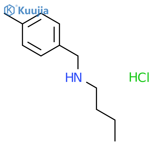 N-(4-Methylbenzyl)-1-butanamine hydrochloride structure