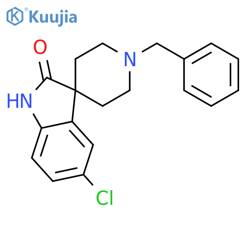 Spiro[3H-indole-3,4'-piperidin]-2(1H)-one, 5-chloro-1'-(phenylmethyl)- structure