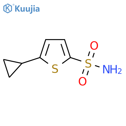 5-Cyclopropylthiophene-2-sulfonamide structure