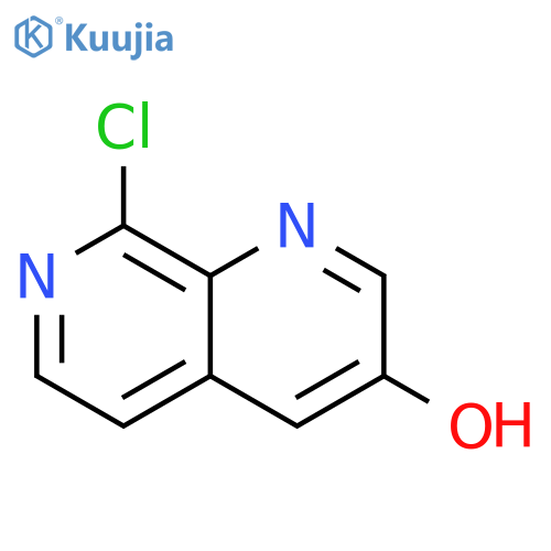 8-chloro-1,7-naphthyridin-3-ol structure