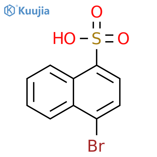 1-Naphthalenesulfonic acid, 4-bromo- structure