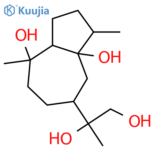 5,10,11,12-Guaianetetrol; (1α,4β,5α,10α,11S)-form structure