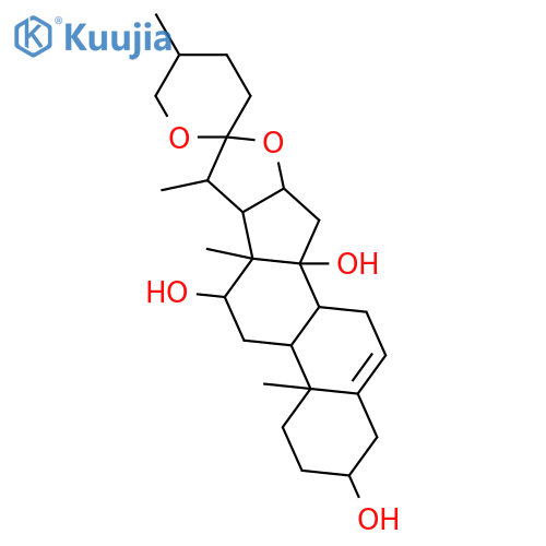 Spirost-5-ene-3,12,14-triol; (3β,12β,14α,25ξ)-form structure