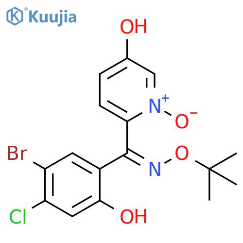 Methanone, (5-bromo-4-chloro-2-hydroxyphenyl)(5-hydroxy-1-oxido-2-pyridinyl)-, O-(1,1-dimethylethyl)oxime, (1Z)- structure