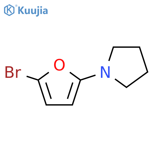 1-(5-bromofuran-2-yl)pyrrolidine structure