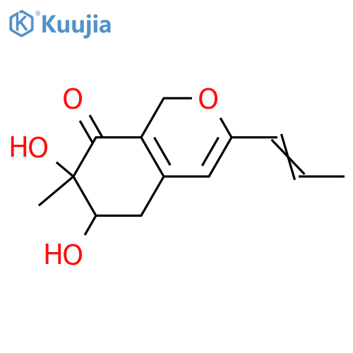 1,5,6,7-Tetrahydro-6,7-dihydroxy-3-(3-hydroxy-1-propenyl)-7-methyl-8H-2-benzopyran-8-one; (1'E,6R*,7S*)-form, 3'-Deoxy structure