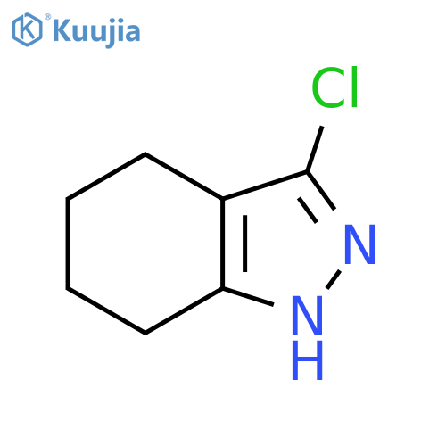 3-Chloro-4,5,6,7-tetrahydro-1H-indazole structure