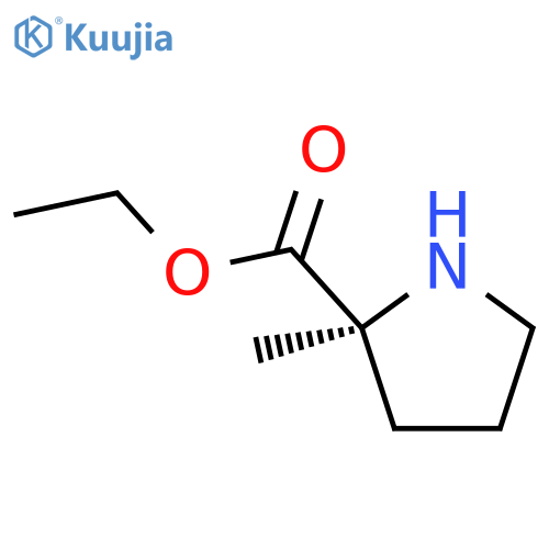 ethyl 2-methylpyrrolidine-2-carboxylate structure