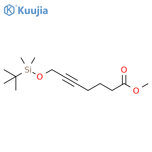 Methyl 7-((tert-Butyldimethylsilyl)oxy)hept-5-ynoate structure