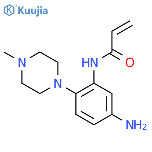 N-(5-Amino-2-(4-methylpiperazin-1-yl)phenyl)acrylamide structure
