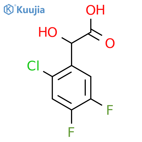 2-Chloro-4,5-difluoromandelic acid structure