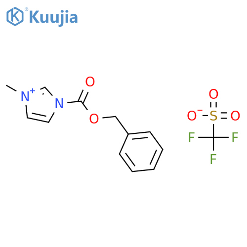 1-Carbobenzoxy-3-methylimidazolium Triflate structure