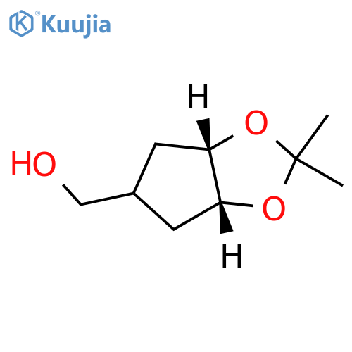 [(3aR,6aS)-2,2-dimethyl-hexahydrocyclopenta[d][ 1,3]dioxol-5-yl]methanol structure