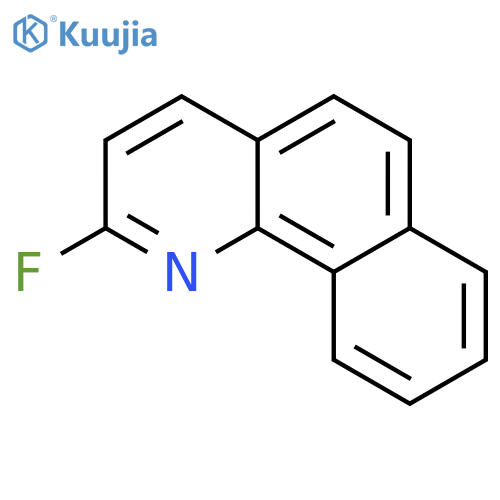 Benzo[h]quinoline, 2-fluoro- structure