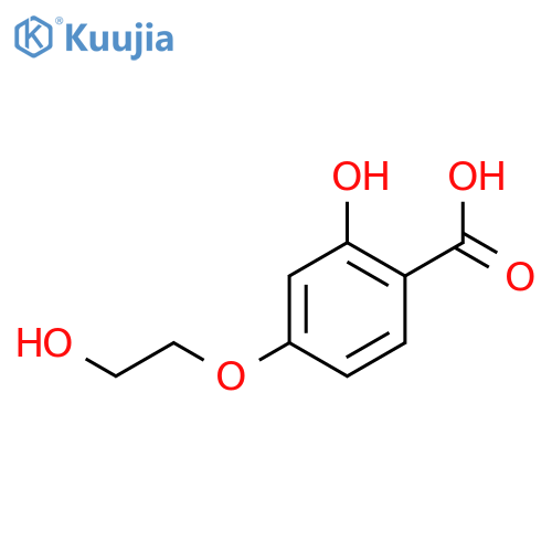 2-Hydroxy-4-(2-hydroxyethoxy)benzoic Acid structure