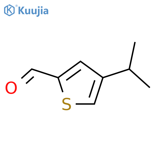 2-Thiophenecarboxaldehyde,4-(1-methylethyl)- structure