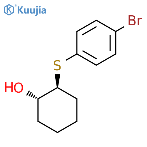 (1S,2S)-2-[(4-Bromophenyl)sulfanyl]cyclohexan-1-ol structure