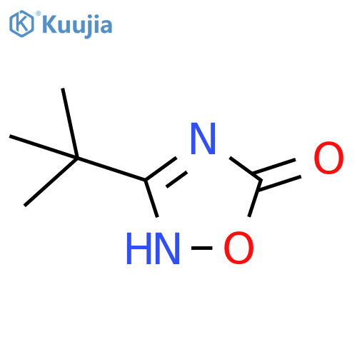 3-tert-butyl-1,2,4-oxadiazol-5-ol structure