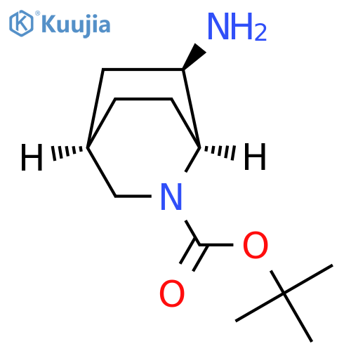 tert-butyl (1S,4R,6R)-6-amino-2-azabicyclo[2.2.2]octane-2-carboxylate structure