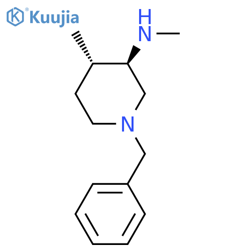 (3R, 4S) - 1 - Benzyl - N, 4 - diméthylpipéridin - 3 - amine structure