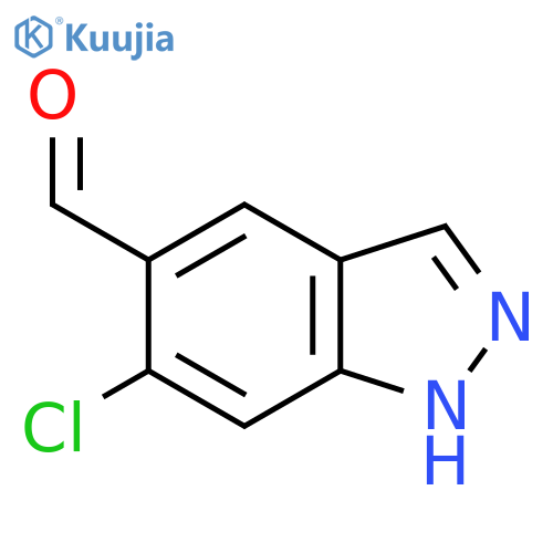 6-chloro-1H-indazole-5-carbaldehyde structure